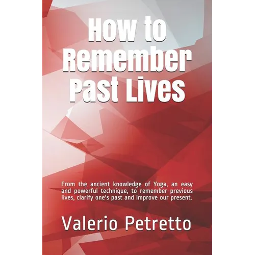 Red two-tone book cover for How to Remember Past Lives