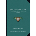 Green book cover for Ancient Wisdom - The Buddhic and Nirvanic Planes.