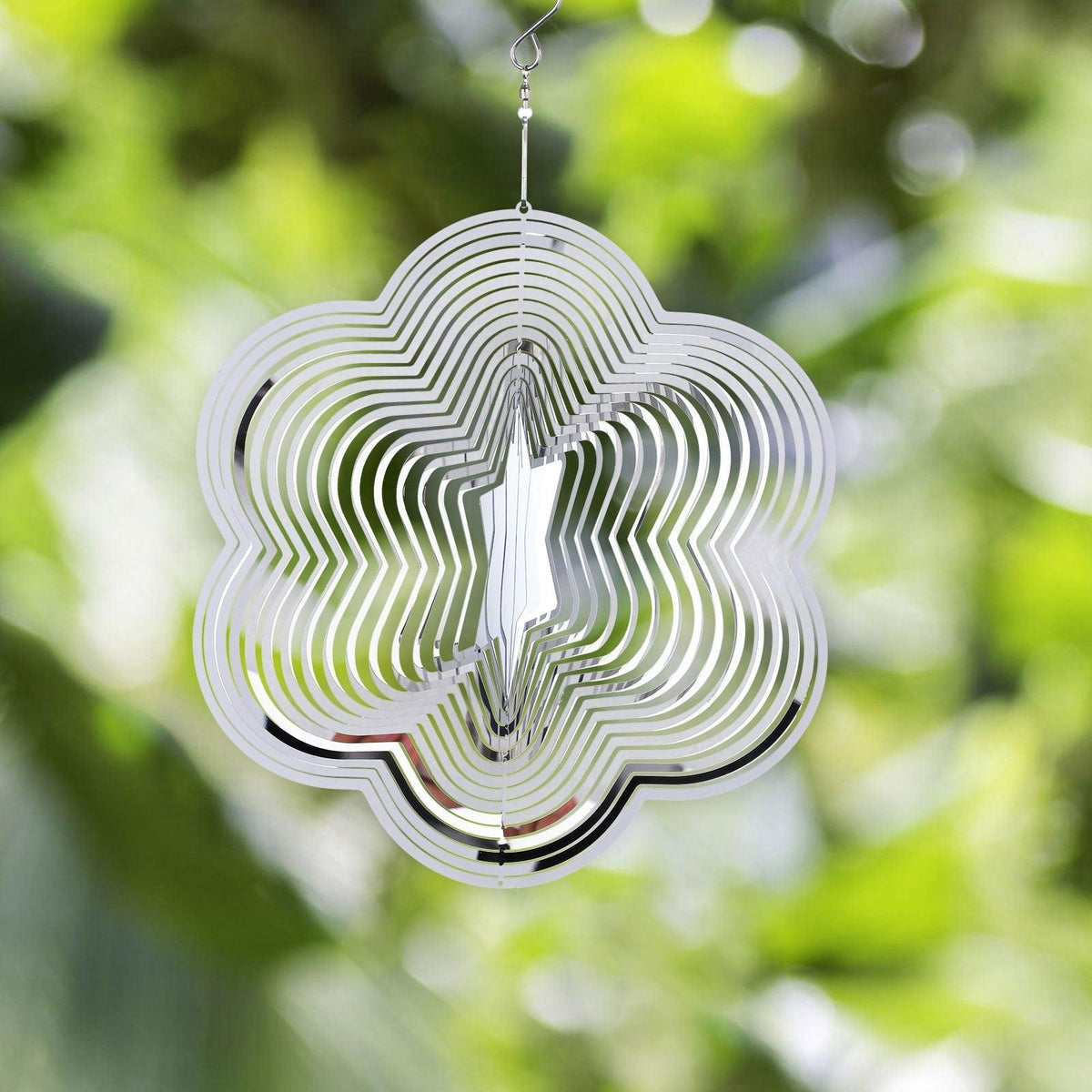 3D Drop-shaped Rotating Wind Spinner