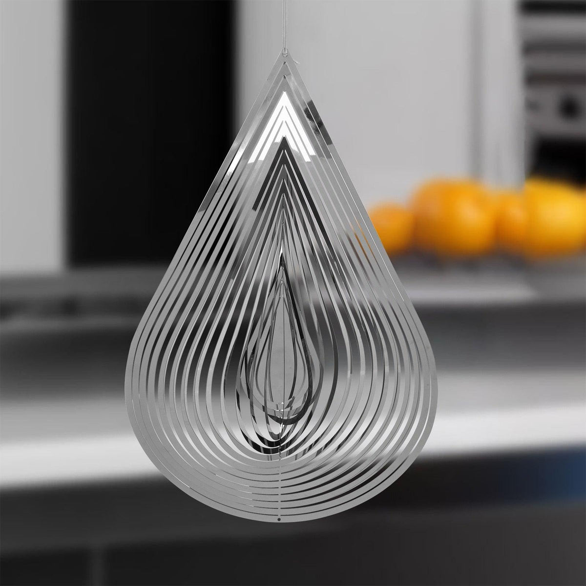 3D Drop-shaped Rotating Wind Spinner