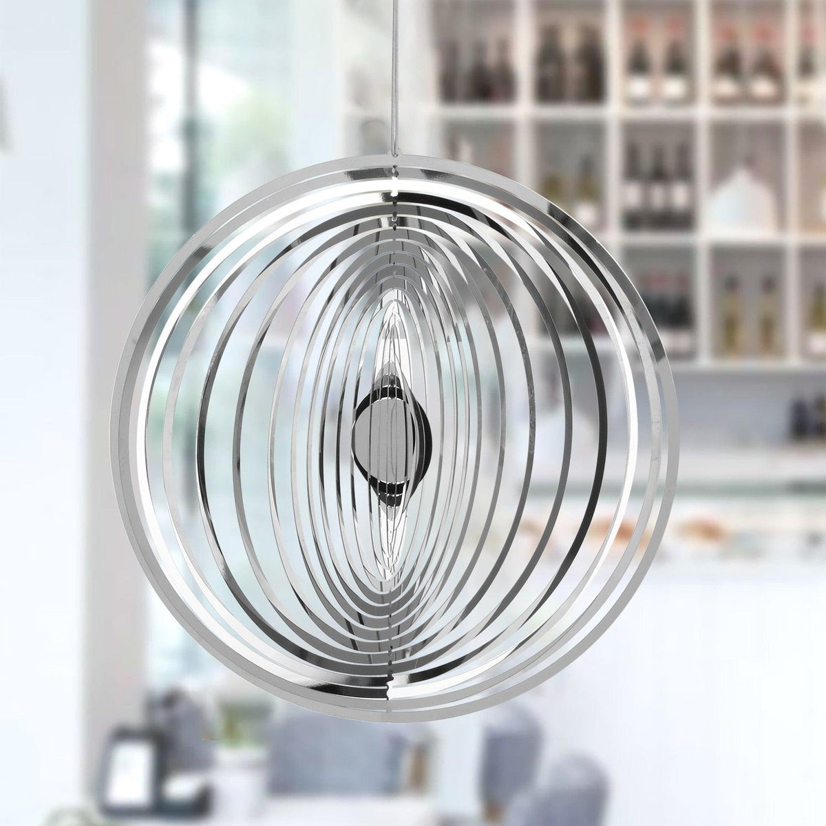3D Drop-shaped Rotating Wind Spinner
