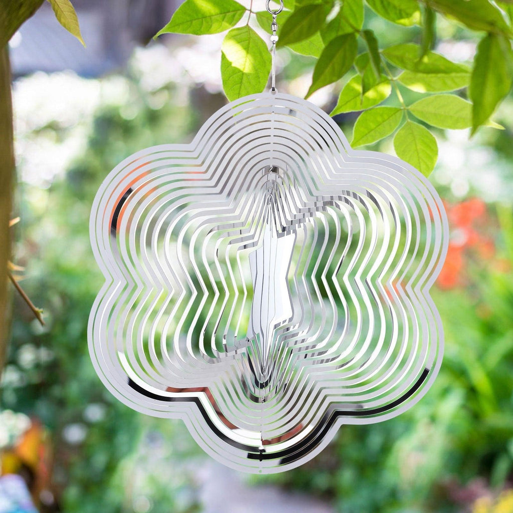 3D Drop-shaped Rotating Wind Spinner