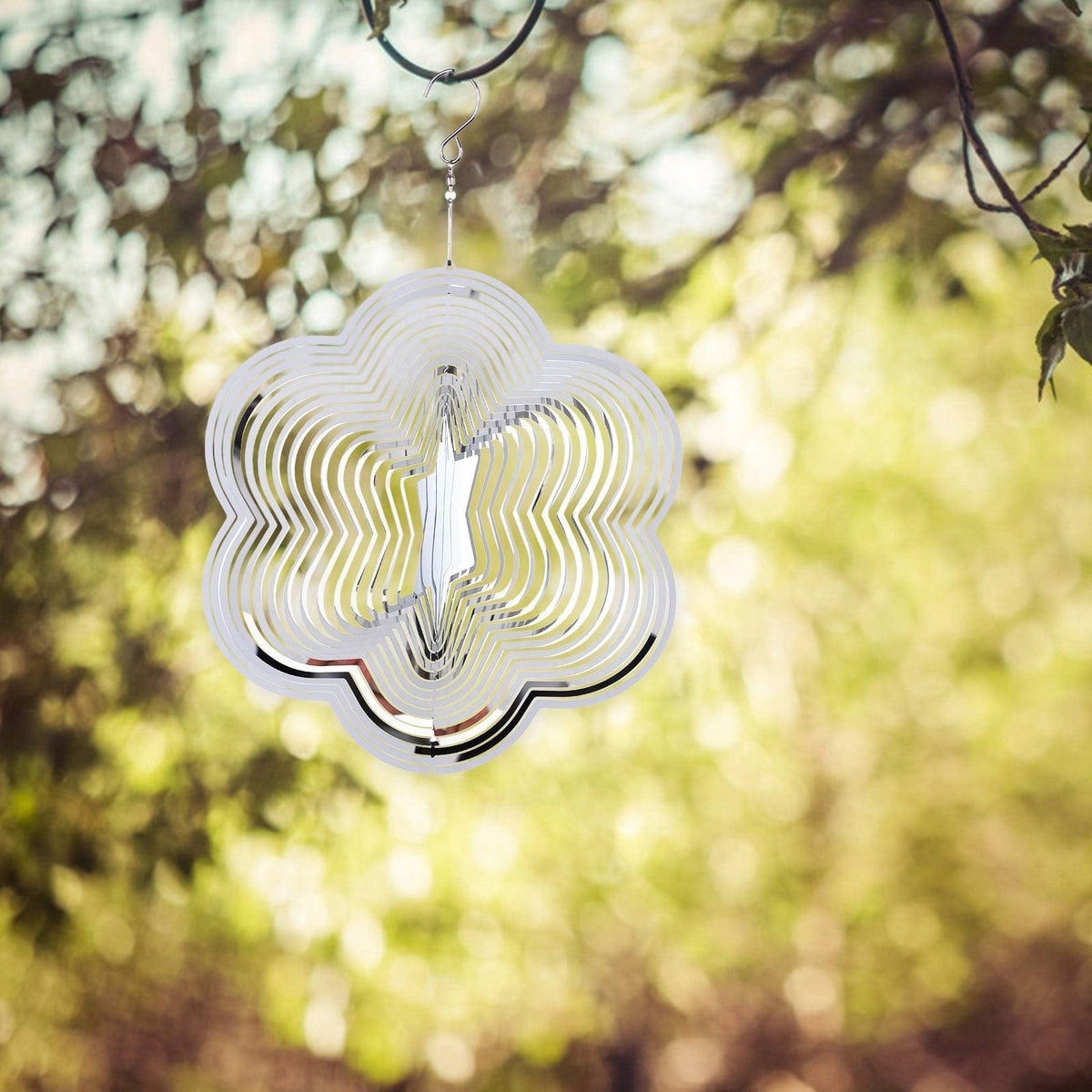 3D Drop-shaped Rotating Wind Spinner