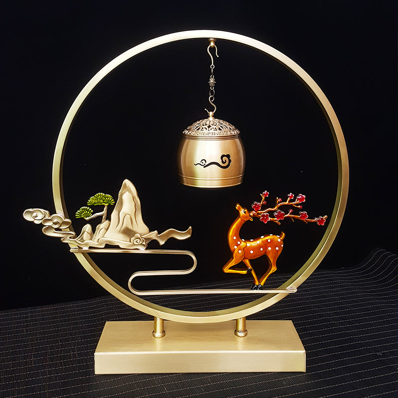 Copper Altar Fountain with Lights, Sound & Aromatherapy