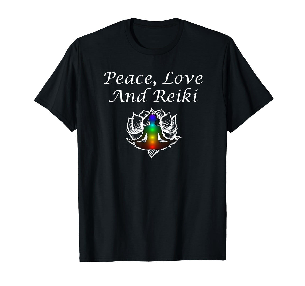 Black t-shirt with white text and mathematical equations on a white background