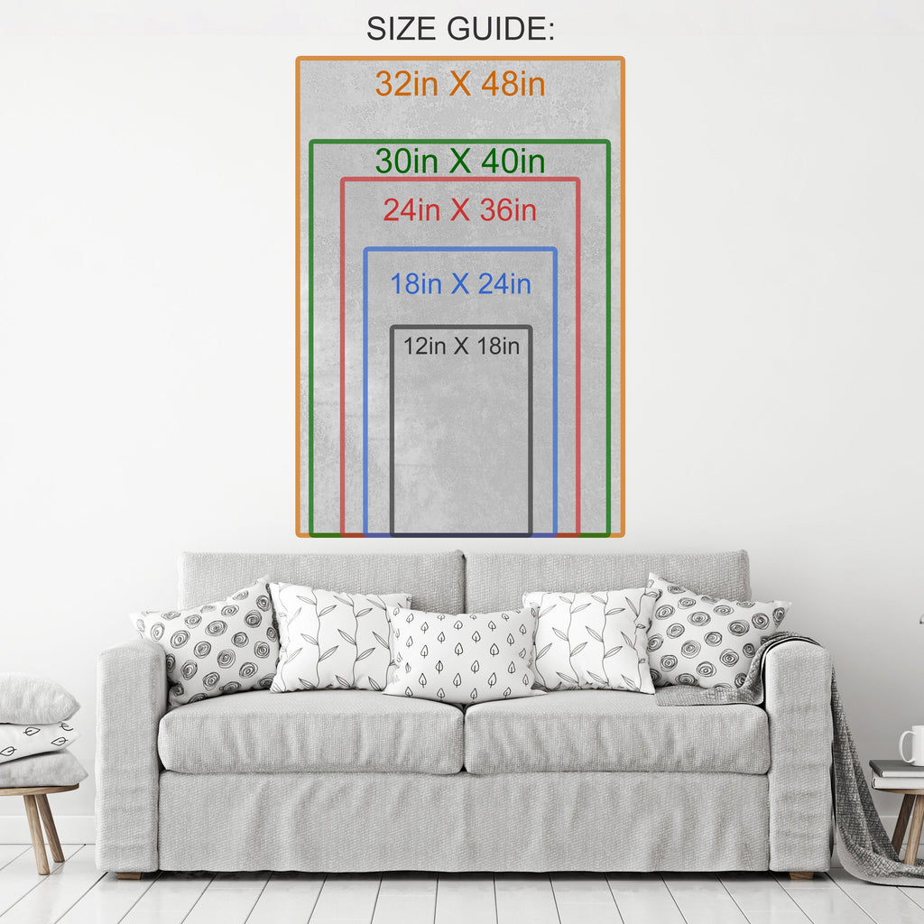 The Only Impossible Journey Canvas Wall Art, Motivational Wall Art, Inspirational Decor, Office Art