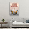 How Amazing You Can Be Canvas Wall Art, Butterfly Wall Art, Office Decor, Hustle, Inspiration