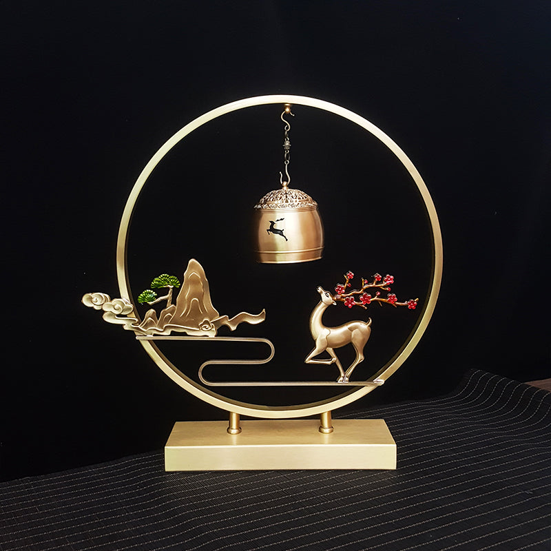 Copper Altar Fountain with Lights, Sound & Aromatherapy