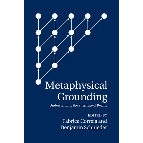 Book cover of 'Metaphysical Grounding' with a blue background and white text.