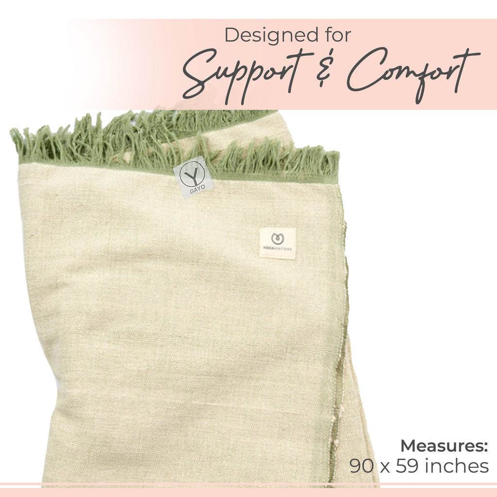 Organic Cotton Yoga Blanket