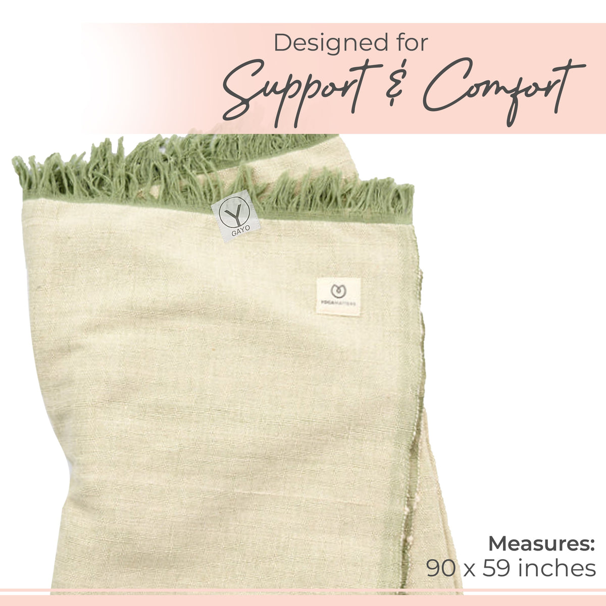 Organic Cotton Yoga Blanket