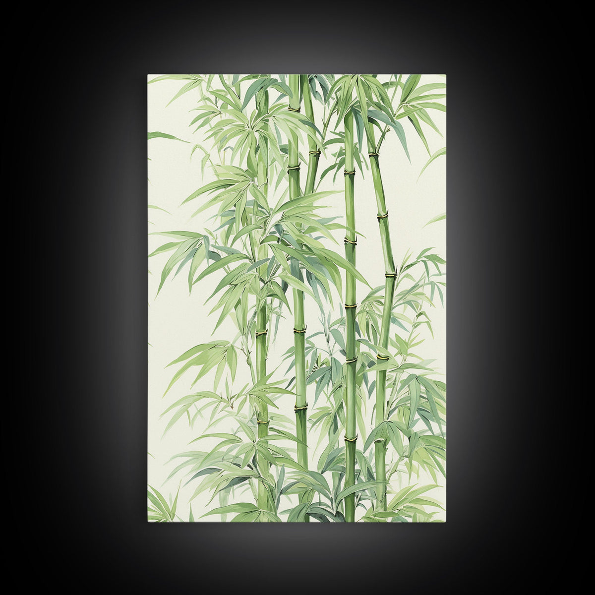 Bamboo pattern on a light background