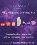 Purple book cover showing seven gemstones.