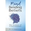 White and blue book cover with black type with an artistic image of a human head.