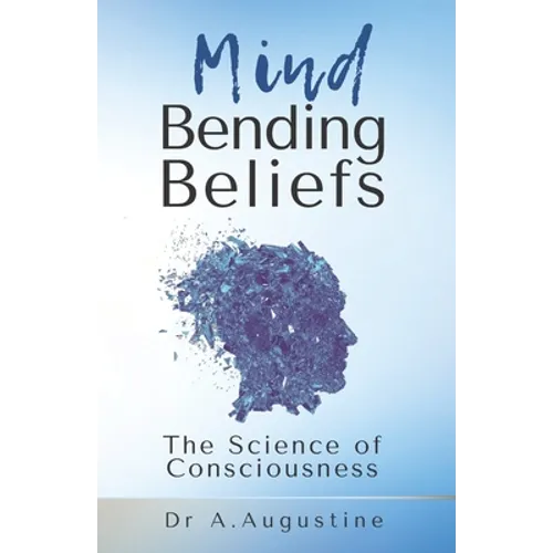 White and blue book cover with black type with an artistic image of a human head.