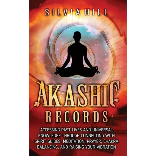 Red and orange book cover with the silhouette of a person in the Lotus meditation position.