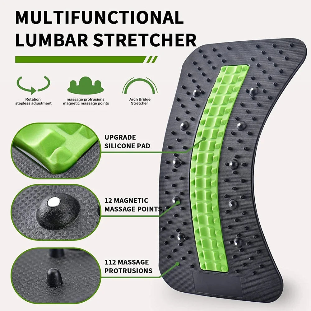 Back Stretcher, 6thGeneration Upgraded Back Massager,Back Cracker