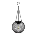 Outdoor Solar Iron Lantern Led Solar Lights Waterproof Decorative Hanging Lights for Tree Garden Yard