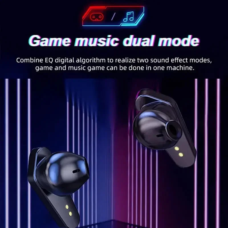 X15 TWS Gaming Earbuds Wireless Bluetooth Earphones With Mic Bass Audio Sound Positioning