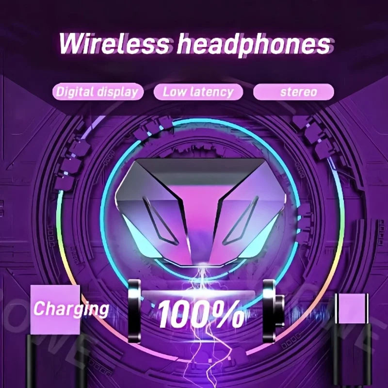 X15 TWS Gaming Earbuds Wireless Bluetooth Earphones With Mic Bass Audio Sound Positioning