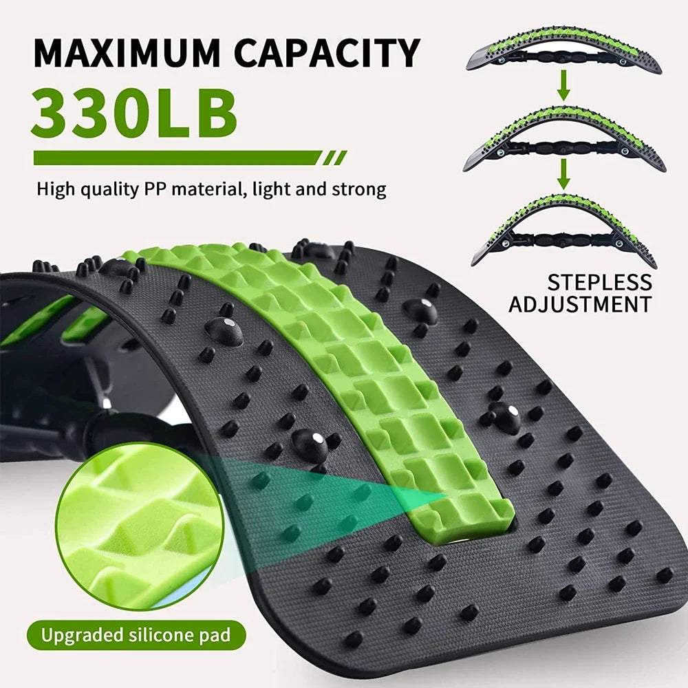 Back Stretcher, 6thGeneration Upgraded Back Massager,Back Cracker