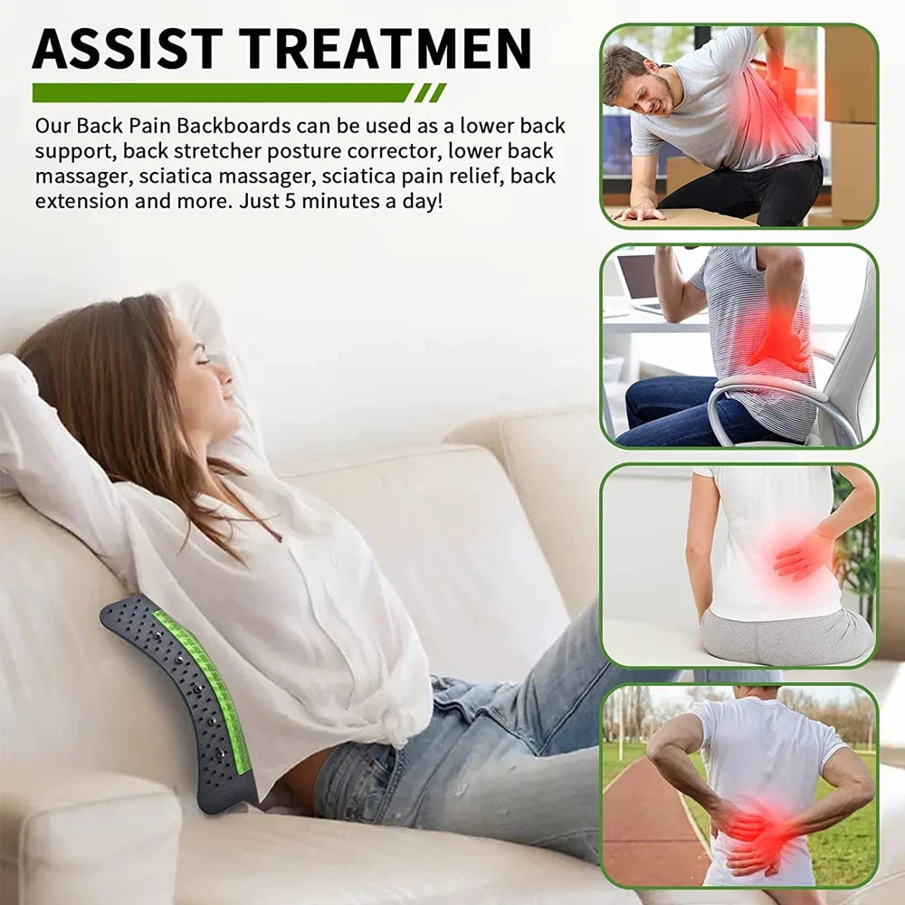 Back Stretcher, 6thGeneration Upgraded Back Massager,Back Cracker