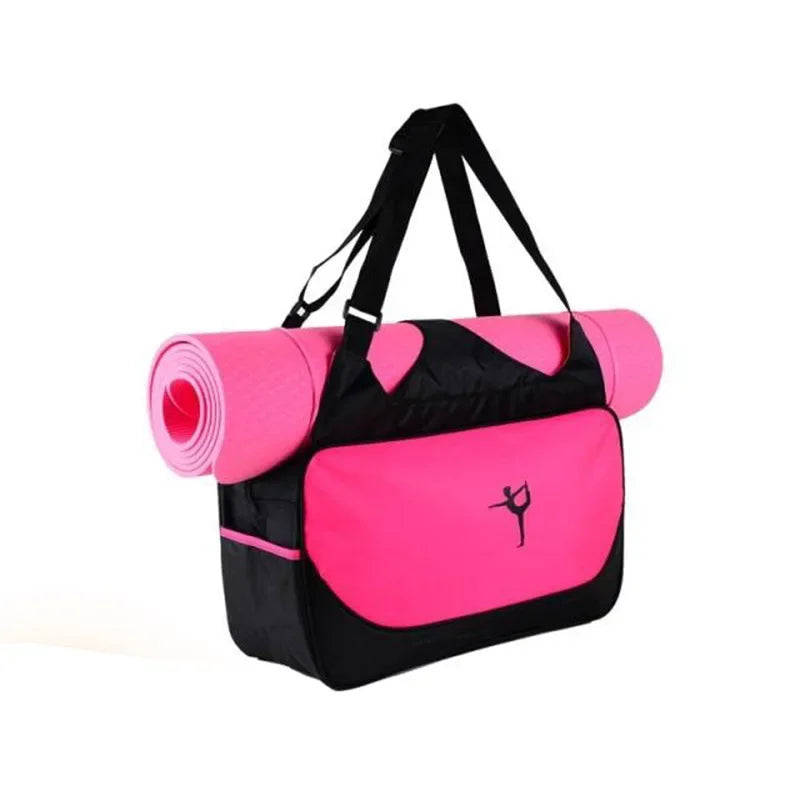 Waterproof Adjustable Gym Bag with Yoga Mat Carrier
