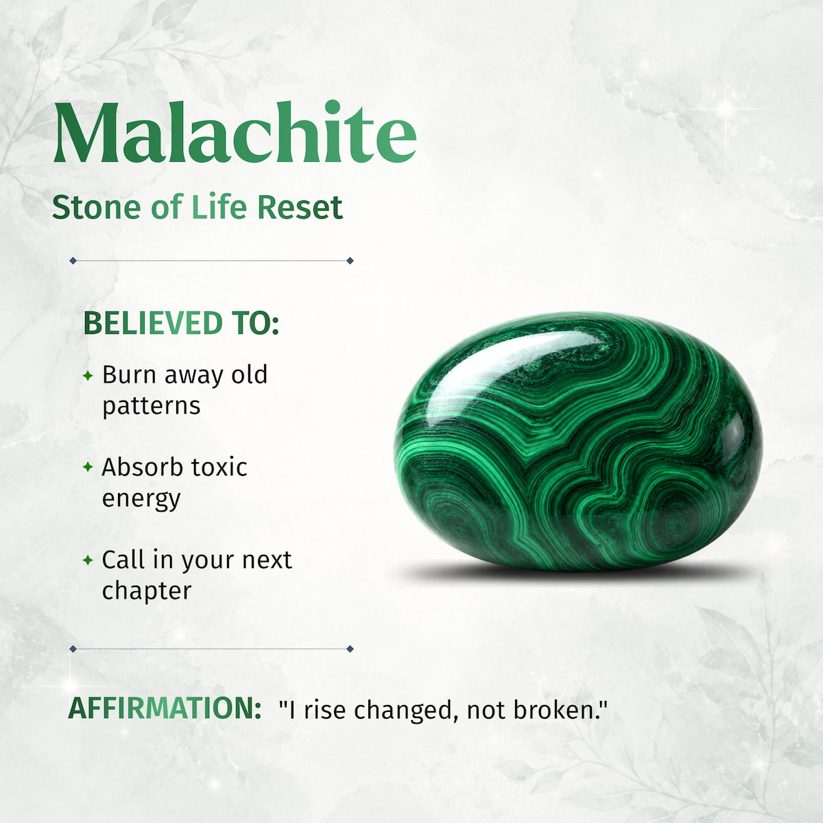 A Malachite Phoenix Egg