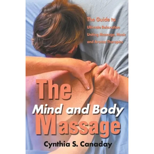 Blue book cover showing hands giving massage to a person's shoulder