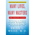 Book cover of 'Many Lives, Many Masters' by Brian L. Weiss with a blue and red design.