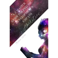 Book cover with silhouette of a person and cosmic design, titled 'A-Z Master Guide for Psychic & Empath Development'.
