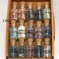Assorted Gemstone Chip Bottles (75 Pieces)(5 Sets Of 15)