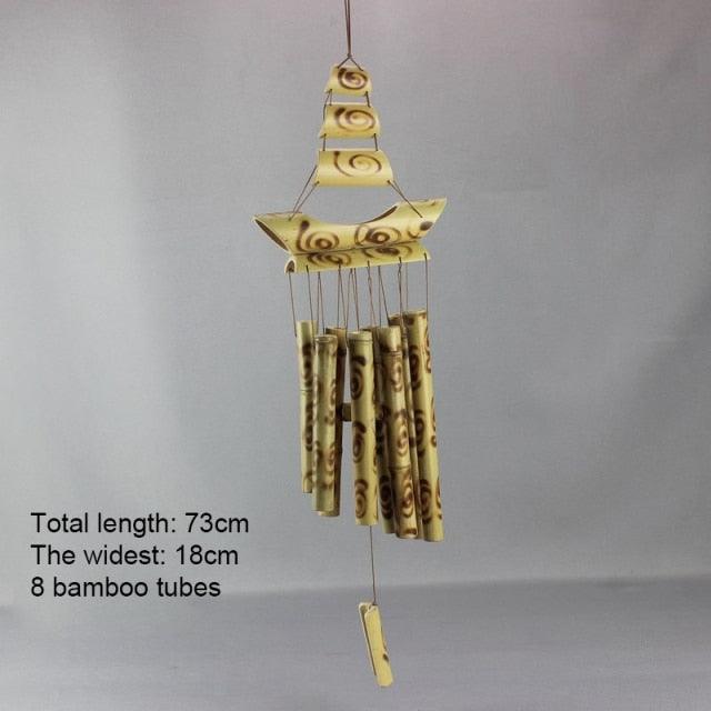 Handmade Bamboo Pendant Wind Chimes