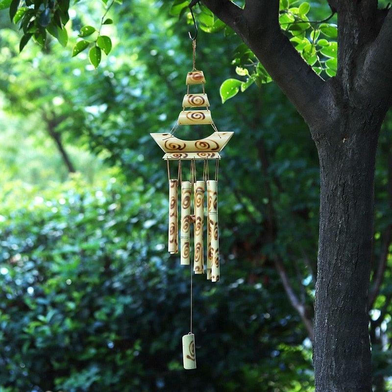 Handmade Bamboo Pendant Wind Chimes