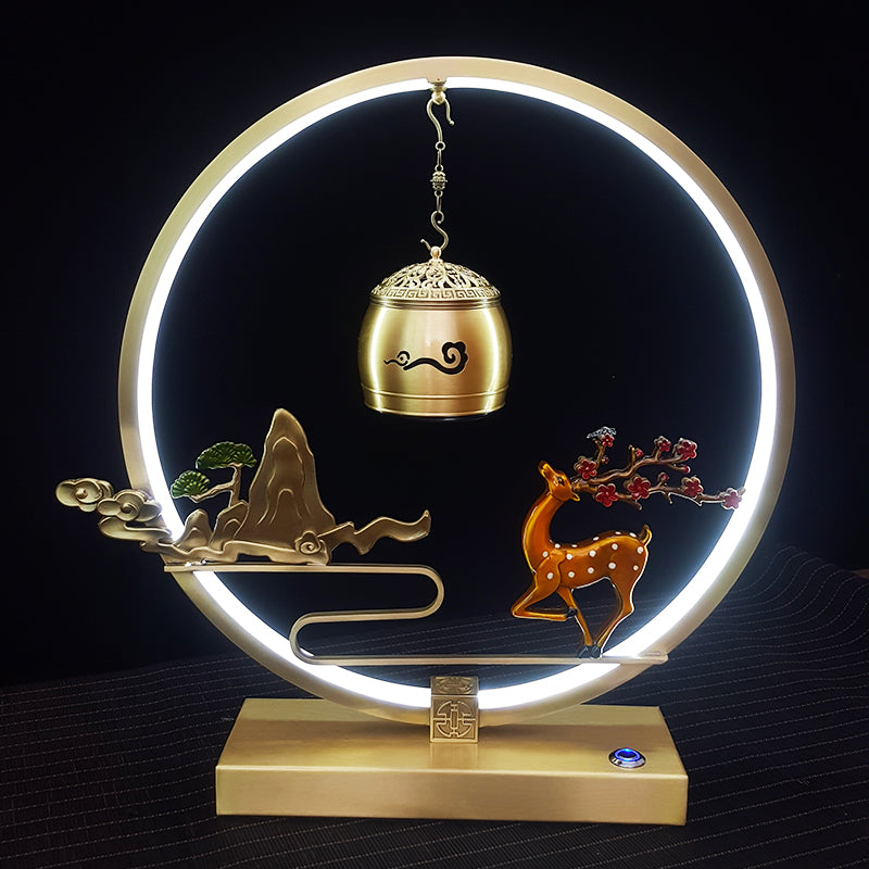 Copper Altar Fountain with Lights, Sound & Aromatherapy