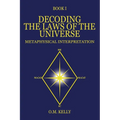 Book cover of 'Decoding the Laws of the Universe' with a star design and blue background