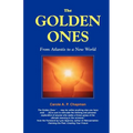 Book cover of 'The Golden Ones' with a blue background and glowing figure.