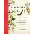 Book cover of 'Encyclopedia of Spirits' with illustrations and text.
