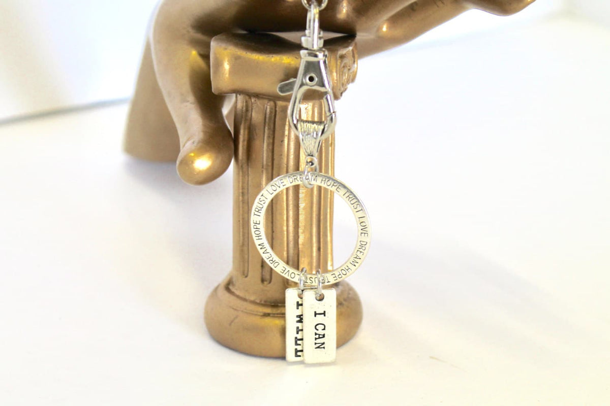Motivational Keychain - Hope Trust love Dream
