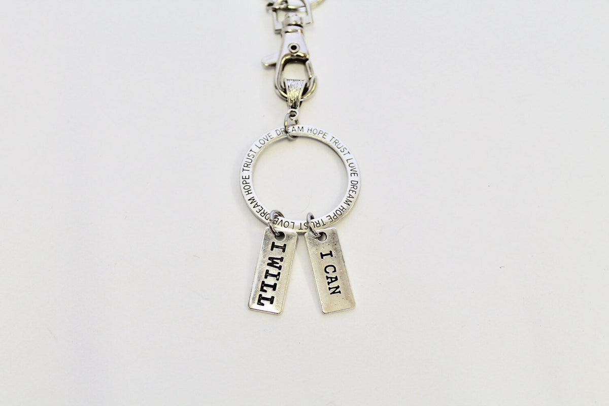 Motivational Keychain - Hope Trust love Dream