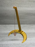 Large Pendulum Moon Stand, 3D‑printed in eco-friendly PLA for powerful divination, ritual focus, and manifestation.