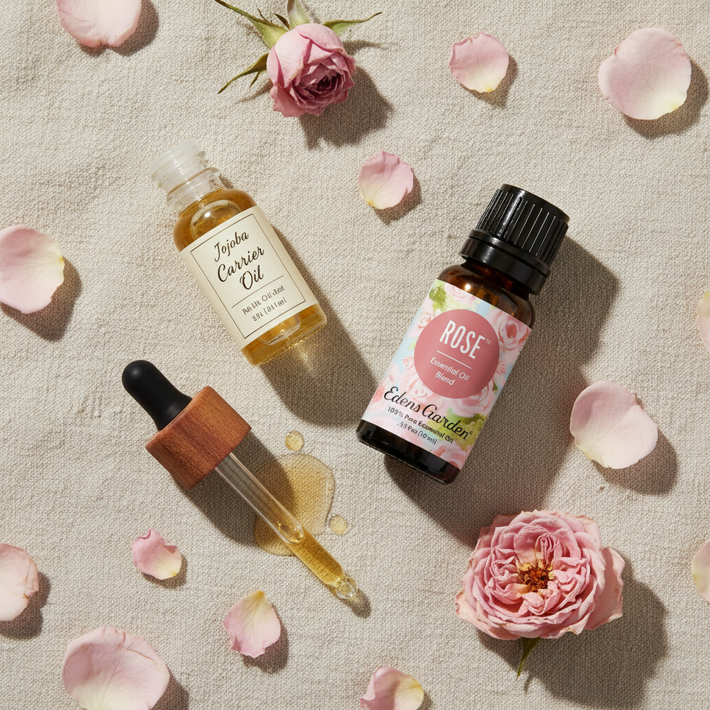 Edens Garden Rose Essential Oil Blend 100% Pure 10 mL