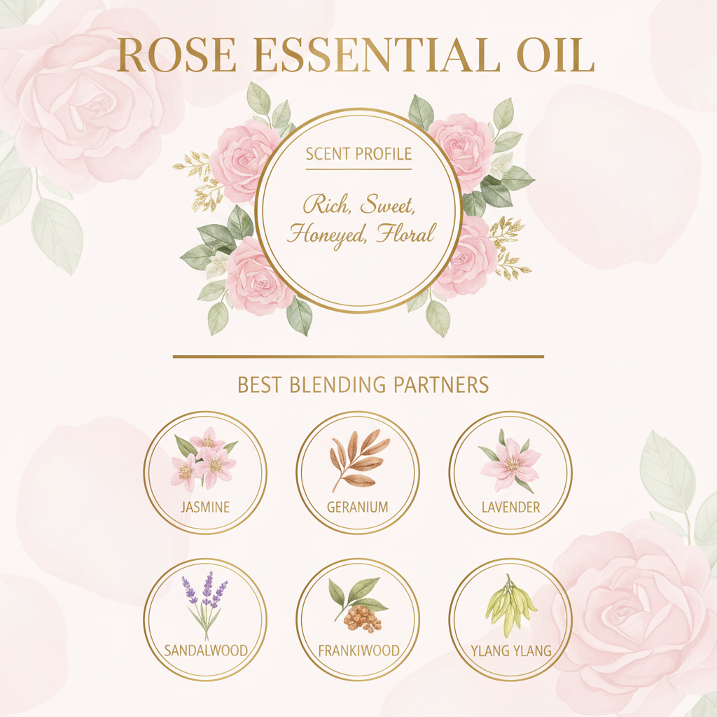 Edens Garden Rose Essential Oil Blend 100% Pure 10 mL