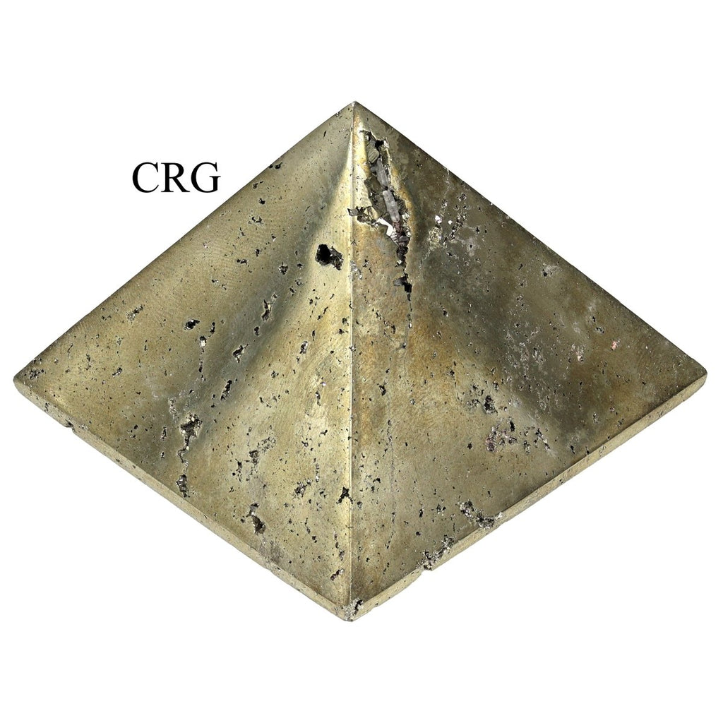Iron Pyrite Fool's Gold Pyramid (1 Piece) Size 65 to 75 mm Crystal Gemstone