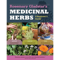 Book cover of 'Rosemary Gladstar's Medicinal Herbs: A Beginner's Guide' with images of herbs and tea.