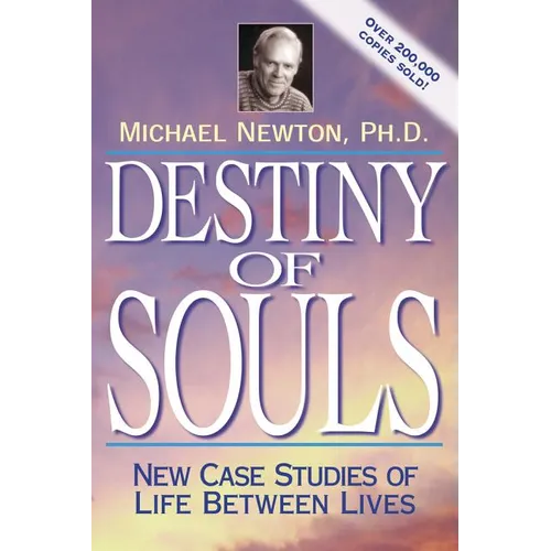 Book cover of 'Destiny of Souls' by Michael Newton with a purple and pink gradient background.