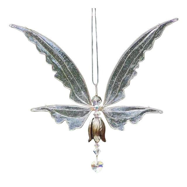 Memorial Butterfly Wind Chimes Angel