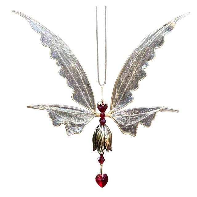 Memorial Butterfly Wind Chimes Angel