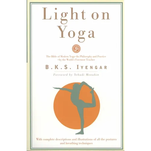 Book cover of 'Light on Yoga' by B.K.S. Iyengar.