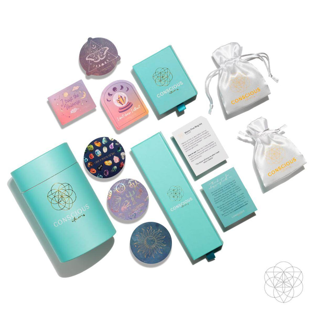 Picture of several Conscious products.